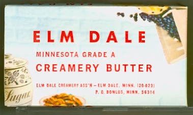 Elm Dale Creamery Associaton Butter Box - Side One