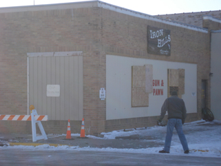 Front of Iron Hills Pawn Shop, Little Falls, MN, January 26, 2010 Front of Iron Hills Pawn Shop, Little Falls, MN, January 26, 2010