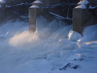 Little Falls Dam, Little Falls, MN, January 26, 2010 Little Falls Dam, Little Falls, MN, January 26, 2010