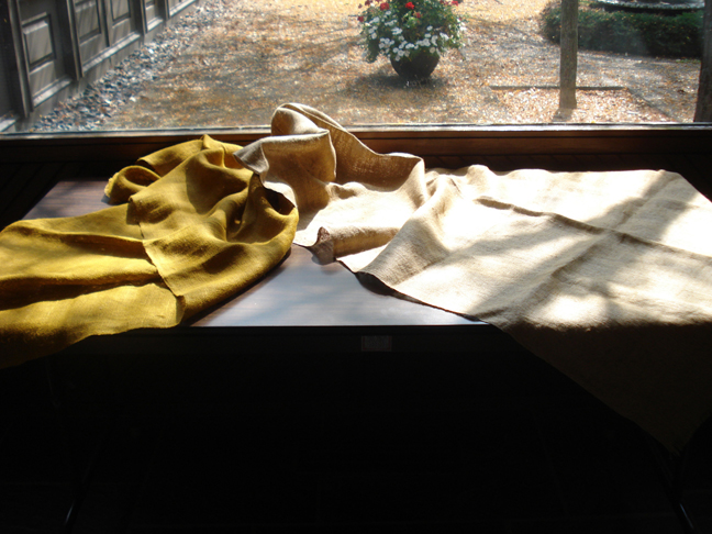 http://www.morrisoncountyhistory.org/museumpics/buildex2.jpg Add some fabric, artfully arranged. We chose burlap to fit our garden theme.