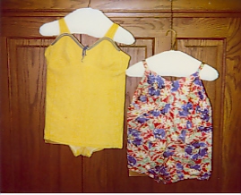 http://www.morrisoncountyhistory.org/museumpics/swmsts75.jpg Bertha & Mabel Zimmermans swimsuits from the Morrison County Historical Societys collections. Photo dated 2001.