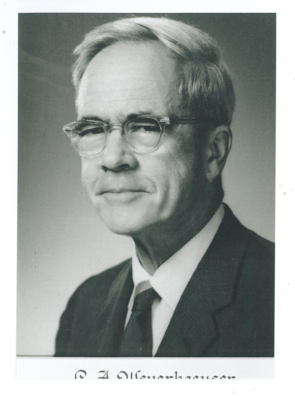 Carl A. Weyerhaeuser (1901-1996) was born in Little Falls, Minnesota, to Charles and Maud Moon Weyerhaeuser. The Carl A. Weyerhaeuser History Awards were established through a gift given by Mr. and Mrs. Robert J. Sivertsen in memory of Carl. Mrs. Sivertsen was Carl's sister.